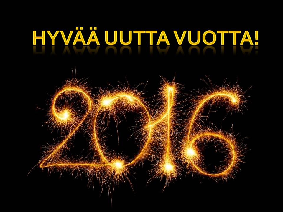 Hyvää Uutta Vuotta 2016!