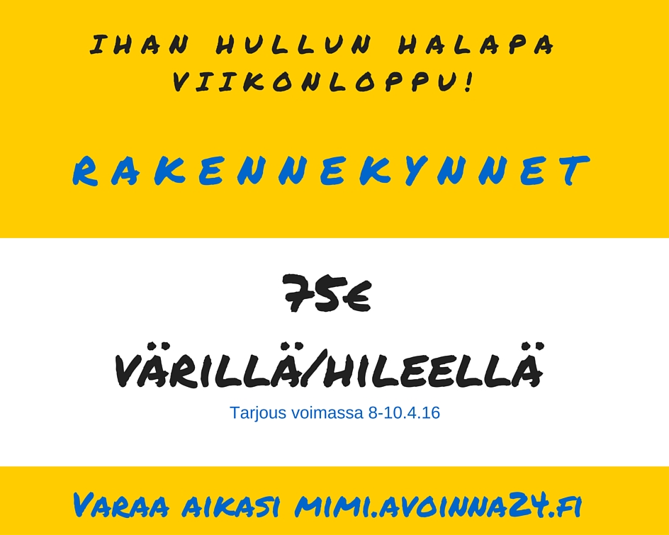 Hullun halapa viikonloppu!