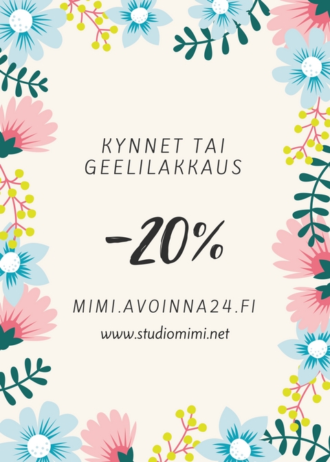 kynnet -20% syyskuussa